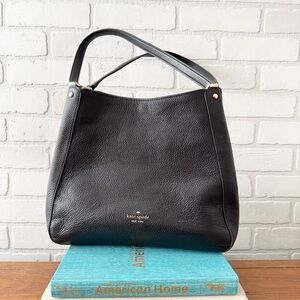 Kate Spade Medium Leila Bag - Black - Leather